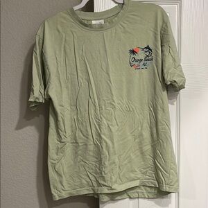 Orange Beach Graphic T-Shirt - Green